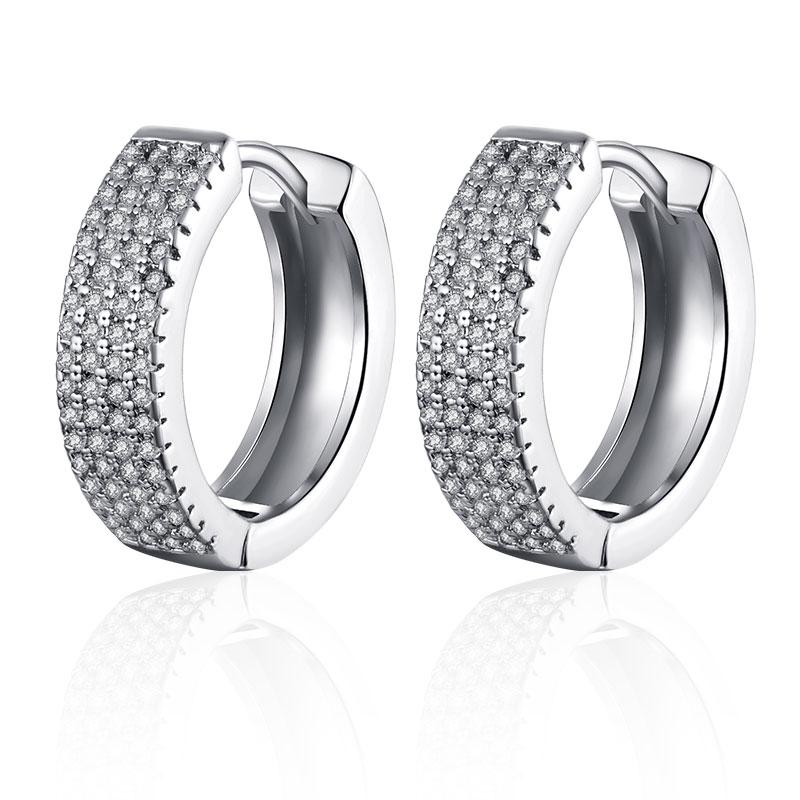 Luxury Cubic Zirconia Round Circle Earrings Gold Silver Color CZ Small Hoop Earrings for Women Girls Temperament Jewelry Gifts
Luxury Cubic Zirconia Round Circle Earrings Gold Silver Color CZ Small Hoop Earrings for Women Girls Temperament Jewelry Gifts