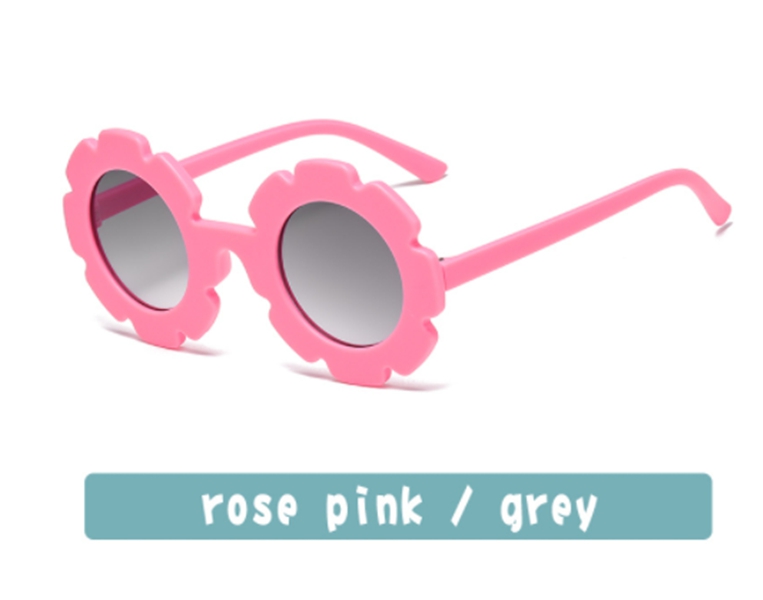 Wholesale Flower Round Cute Kids Sunglasses UV400 for Boy Girls Toddler Lovely Baby Sun Glasses Children Oculos De Sol Z260305