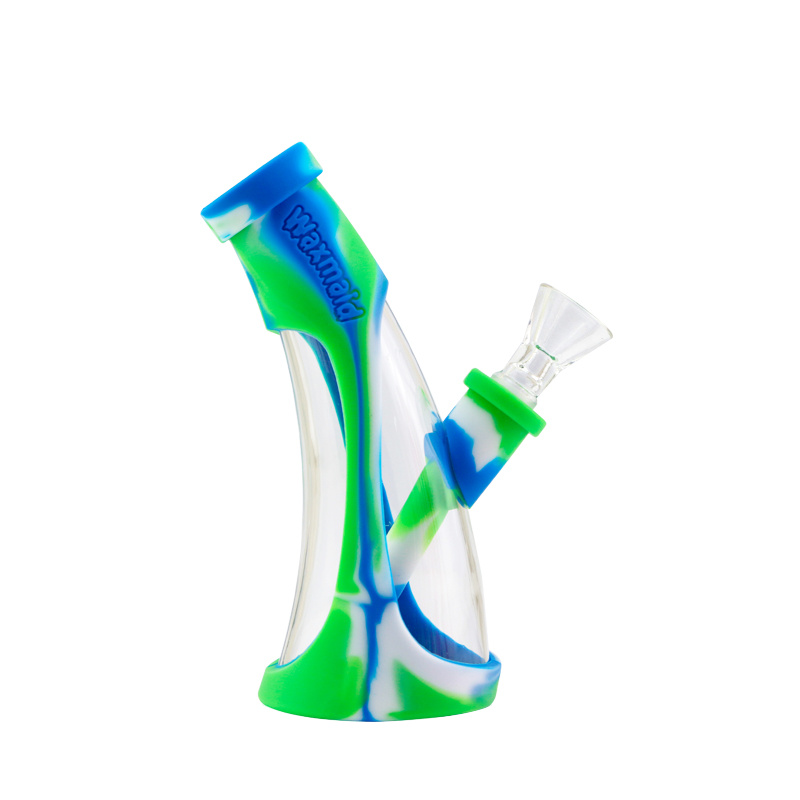 Waxmaid Silicone Bongs Smoking Dab Rigs Oil Rigs 5.67 inch 6 Colors With 14mm Bowl Factory Price DHL Free Shipping
Waxmaid Silicone Bongs Smoking Dab Rigs Oil Rigs 5.67 inch 6 Colors With 14mm Bowl Factory Price DHL Free Shipping