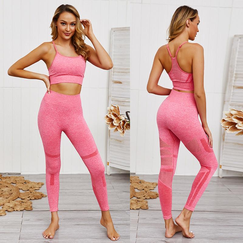 2020 Women Seamless Yoga Set Fitness Tant Top Hollow Solid Gym Yoga Suit Female 2 Pcs Sports Workout Set Running Sportswear, Blue
2020 Women Seamless Yoga Set Fitness Tant Top Hollow Solid Gym Yoga Suit Female 2 Pcs Sports Workout Set Running Sportswear, Blue