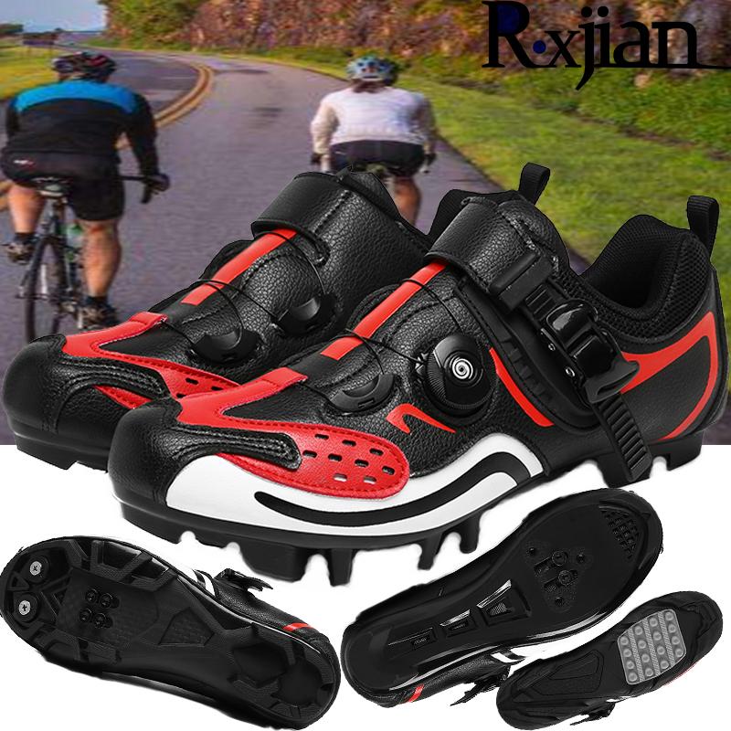 R.XJIAN classic fashion mountain road lock-free self-locking couple cycling shoes outdoor sports bicycle shoes size 36-48, Black
R.XJIAN classic fashion mountain road lock-free self-locking couple cycling shoes outdoor sports bicycle shoes size 36-48, Black