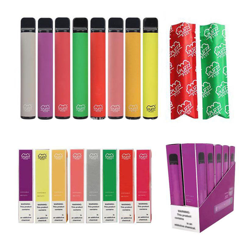 2020 PUFF BAR PLUS 800 Puffs Disposable Vape Device Pod Pen Cartridge 550mAh Battery 3.2mL Pre-Filled Big Stick Style Portable Package
2020 PUFF BAR PLUS 800 Puffs Disposable Vape Device Pod Pen Cartridge 550mAh Battery 3.2mL Pre-Filled Big Stick Style Portable Package