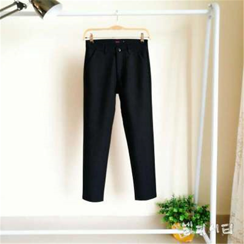 Fashion streetwera cute candy color Pencil pant women stretch cotton slim waist straight pants female Casual Office Work trouser T200617