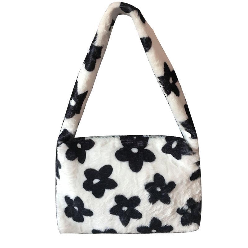Plush Mini Women Tote Bags Ladies Shoulder Bags Fashion Female Crossbody Cartoon Flower Print Totes for Girls Women Handbag, White
Plush Mini Women Tote Bags Ladies Shoulder Bags Fashion Female Crossbody Cartoon Flower Print Totes for Girls Women Handbag, White