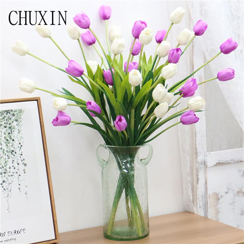 Artificial silk Flower Single Branch 5 head Tulip Creative Home Decoration Wedding Scene Layout Fake Flower T-Stage Guide lead, Red
Artificial silk Flower Single Branch 5 head Tulip Creative Home Decoration Wedding Scene Layout Fake Flower T-Stage Guide lead, Red