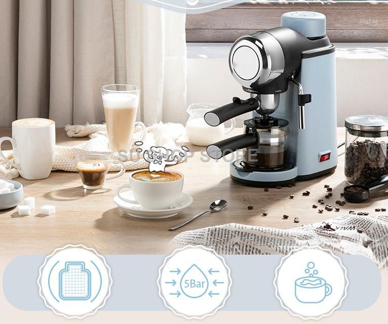 220V Full-automatic Electric Coffee Machine 5 Bar Mini Coffee Pot Household 240ML Electric MilkBubble Maker EU/AU/UK1
220V Full-automatic Electric Coffee Machine 5 Bar Mini Coffee Pot Household 240ML Electric MilkBubble Maker EU/AU/UK1
