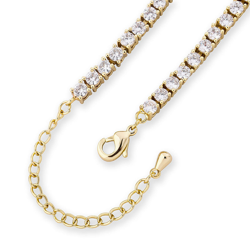 Ankle Bracelets Designer Jewelry Women Fashion Initial Anklets Dia Tennis Chain Iced Out Hip Hop Jewerly Bling Charms Accessories Free shipping