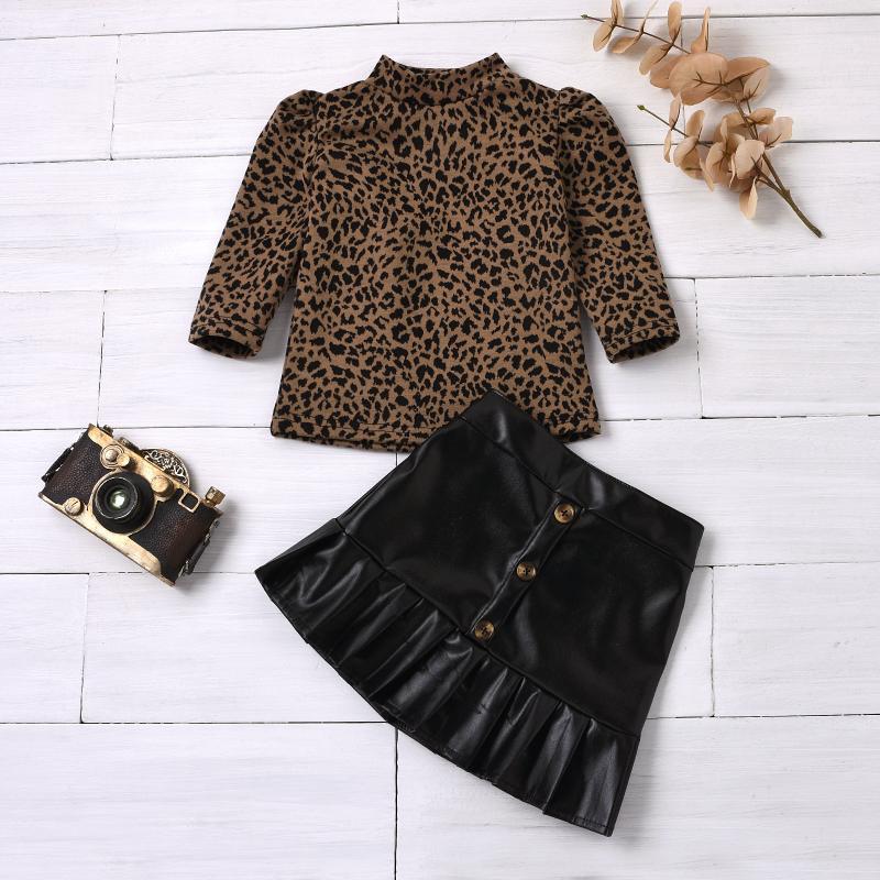 FOCUSNORM Fashion Kids Girls Clothes Sets 2pcs Leopard Print Long Sleeve Turtleneck Pullover Tops Leather A-Line Skirts1, As pic
FOCUSNORM Fashion Kids Girls Clothes Sets 2pcs Leopard Print Long Sleeve Turtleneck Pullover Tops Leather A-Line Skirts1, As pic