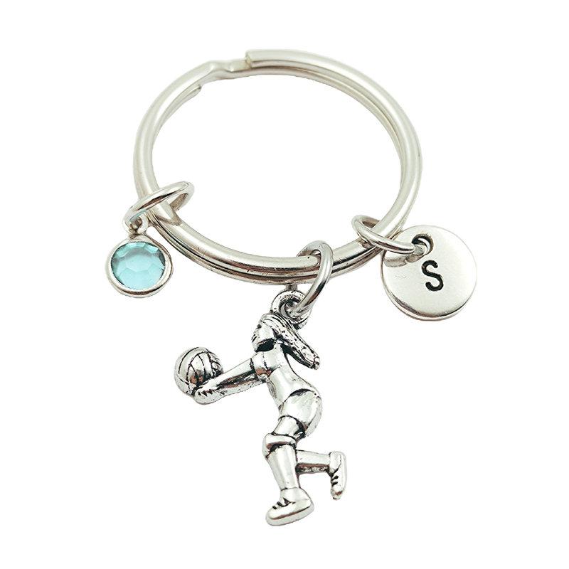 Volleyball Girl New Initial Letter Birthstone Keychain Keyring Creative Fashion Jewelry Women Gifts Accessories Pendant
Volleyball Girl New Initial Letter Birthstone Keychain Keyring Creative Fashion Jewelry Women Gifts Accessories Pendant