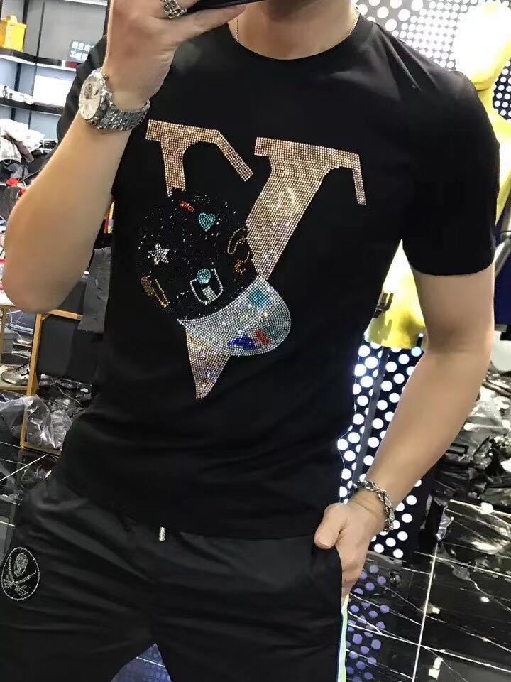 T-shirts 2020-letter Strass of Men Make Short Sleeves Fashion Man Streetwear Thin Neck Modal Cotton Tshirts 9r6i, The picture shown
T-shirts 2020-letter Strass of Men Make Short Sleeves Fashion Man Streetwear Thin Neck Modal Cotton Tshirts 9r6i, The picture shown