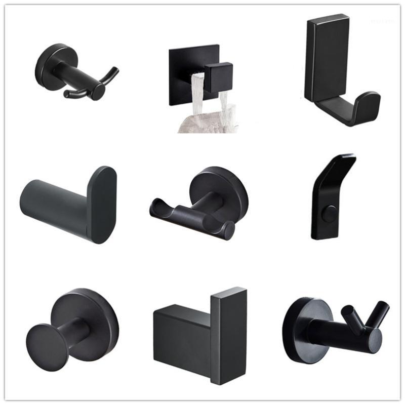 SUS 304 Stainless steel Black Robe Hooks Wall Hook Clothes Hanger Towel Hooks Coat Door Bathroom Accessories1
SUS 304 Stainless steel Black Robe Hooks Wall Hook Clothes Hanger Towel Hooks Coat Door Bathroom Accessories1