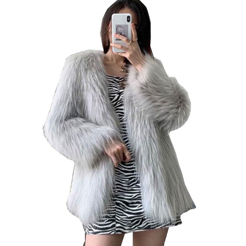 2020 Winter New Fur Imitation Mink Plush ink Fur coat Female Jacket Mid Length Warm Outwear Female Parka BC172, Black
2020 Winter New Fur Imitation Mink Plush ink Fur coat Female Jacket Mid Length Warm Outwear Female Parka BC172, Black