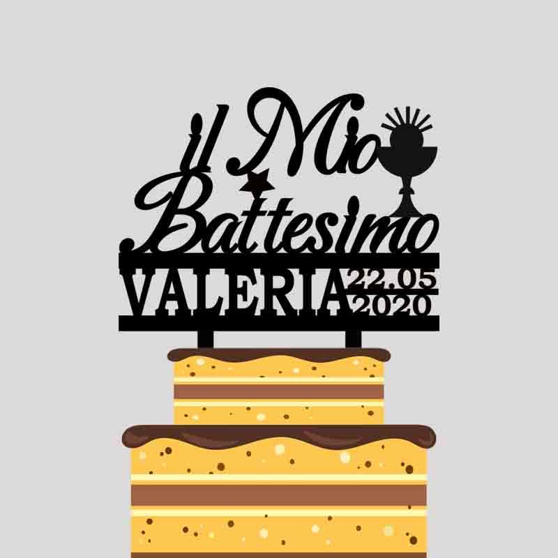 Customized Name Date Italian Il Mio Battesimo Acrylic Cake Topper For Kids First Holy Communion Party Cake Decoration YC078
Customized Name Date Italian Il Mio Battesimo Acrylic Cake Topper For Kids First Holy Communion Party Cake Decoration YC078