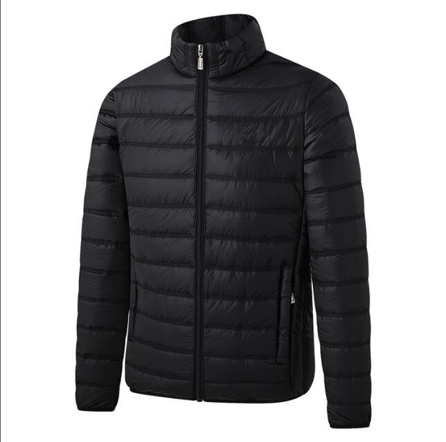 embroidery Men's designer Pure color thin down jacket men's short casual thin young and middle-aged men's thin coat, Black
embroidery Men's designer Pure color thin down jacket men's short casual thin young and middle-aged men's thin coat, Black