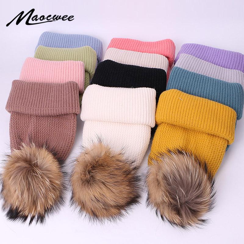 Outdoor Hats With Real Fur Pompons Solid Color Beanies Colorful Crochet Knitted Hat Autumn Winter Bonnet Warm Thick Wool Bonnets
Outdoor Hats With Real Fur Pompons Solid Color Beanies Colorful Crochet Knitted Hat Autumn Winter Bonnet Warm Thick Wool Bonnets
