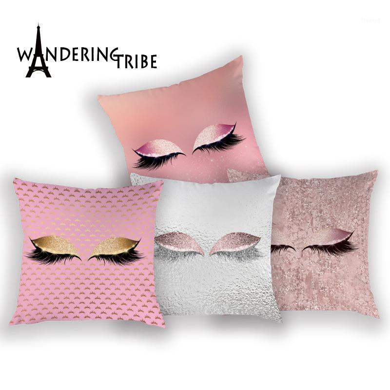 

Eyelash Out Decorative Throw Pillows Cushion Cover Home Decor Geometric Pink Sofa Cushions Covers Luxury Living Room Pillow Case1, L2140-6