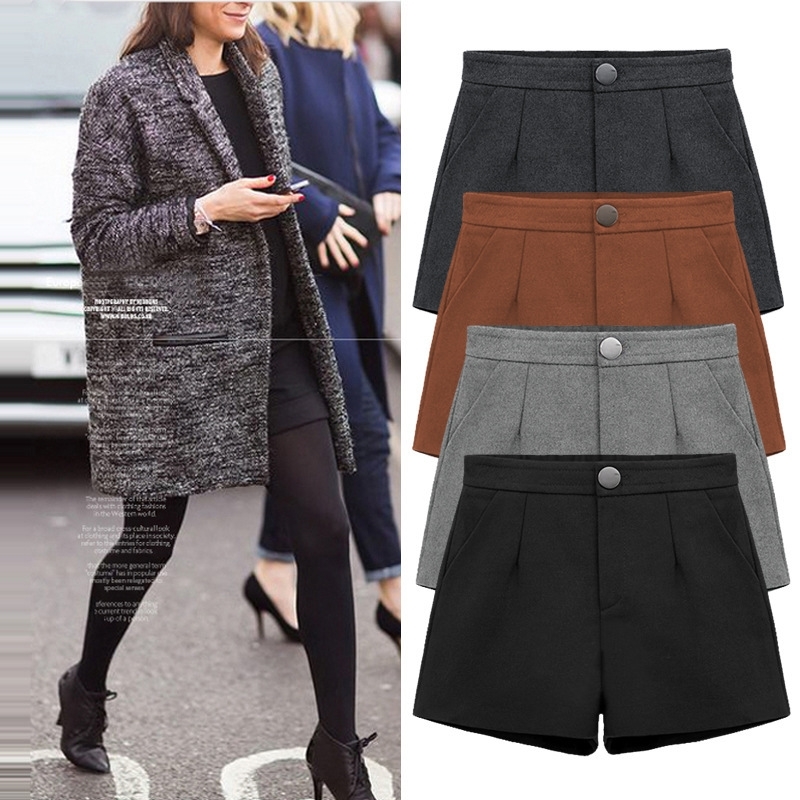 L-6XL Plus Size Casual Women Shorts Autumn Winter Fashion Thickening Loose Wide Leg Female Clothing High Waist Hot Shorts Y200403, Dark grey
L-6XL Plus Size Casual Women Shorts Autumn Winter Fashion Thickening Loose Wide Leg Female Clothing High Waist Hot Shorts Y200403, Dark grey