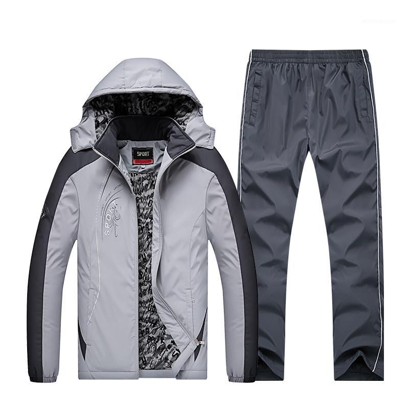 Men's Sportswear Sets Winter Tracksuit Men Fleece Thick Warm Clothing Two Piece Suit Hooded Jacket + Pant Male Fashion Sets1, Blue
Men's Sportswear Sets Winter Tracksuit Men Fleece Thick Warm Clothing Two Piece Suit Hooded Jacket + Pant Male Fashion Sets1, Blue