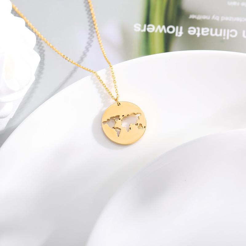 Global Map Necklace Women Men Collares Mujer Stainless Steel Gold Chain Necklaces Pendents Jewelry Accessories Birthday Gifts
Global Map Necklace Women Men Collares Mujer Stainless Steel Gold Chain Necklaces Pendents Jewelry Accessories Birthday Gifts