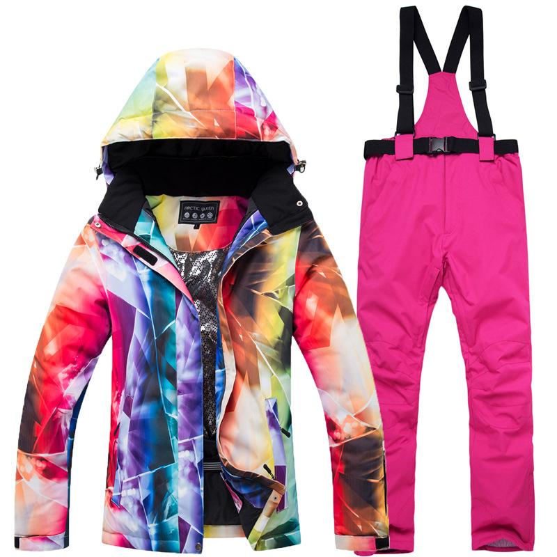 Winter Outdoor Thick Warm Ski Suit Women Waterproof Windproof Skiing and Snowboarding Jacket Pants Set Female Snow Costumes Wear, Only jacket 771
Winter Outdoor Thick Warm Ski Suit Women Waterproof Windproof Skiing and Snowboarding Jacket Pants Set Female Snow Costumes Wear, Only jacket 771