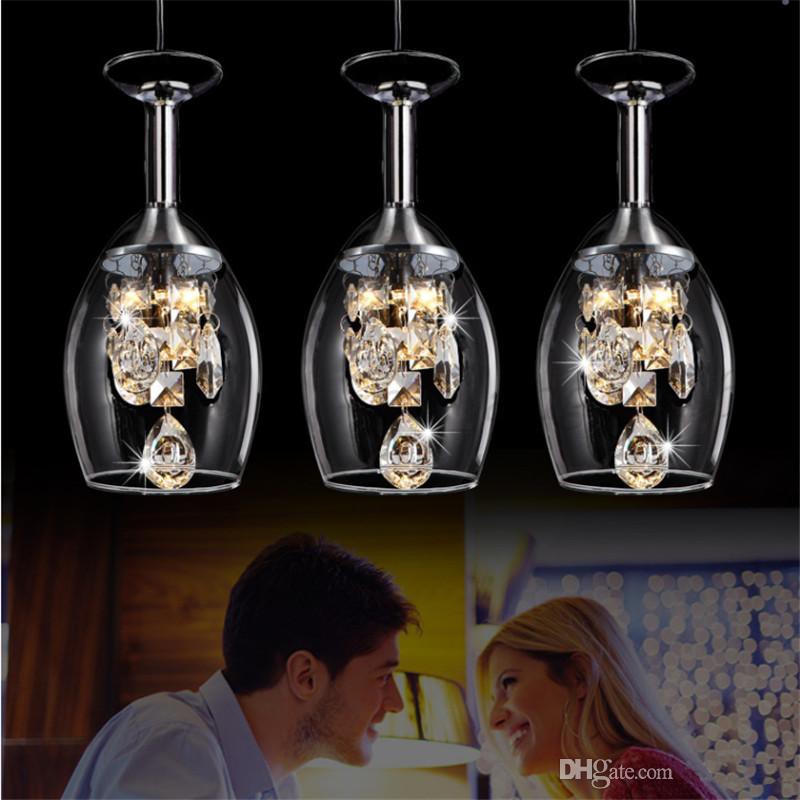 Modern minimalist led restaurant lamp wine glass bar dining room lamp crystal pendant lamp creative personality art glass chandelier
Modern minimalist led restaurant lamp wine glass bar dining room lamp crystal pendant lamp creative personality art glass chandelier