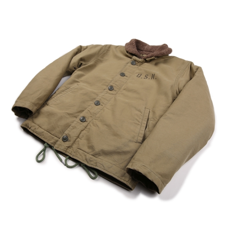 NON STOCK Khaki N-1 Deck Jacket Vintage USN Military Uniform For Men N1 201218