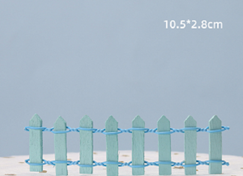 2021 Promotion Mini fencing fence fairy garden miniatures gnome moss terrariums desktop bottle garden resin crafts decoration for 5917149