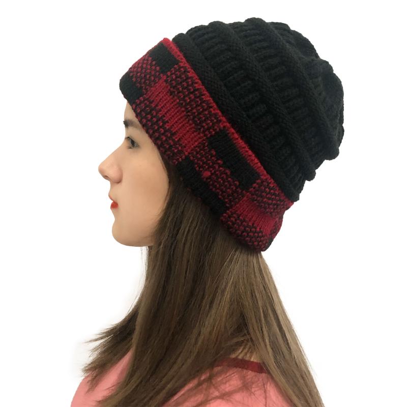 New Wool Beanie Cap Knitted Patchwork Warm Hat Soft Trendy Winter Hats Simple Korean Style Women Wool Casual Caps, Black white
New Wool Beanie Cap Knitted Patchwork Warm Hat Soft Trendy Winter Hats Simple Korean Style Women Wool Casual Caps, Black white