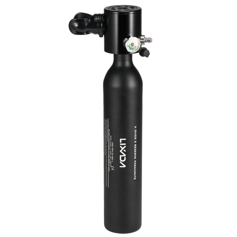 LIXADA 0.5L Scuba Oxygen Cylinder Diving Air Tank Scuba Regulator Diving Respirator with Gauge Snorkeling Breathing Equipment
LIXADA 0.5L Scuba Oxygen Cylinder Diving Air Tank Scuba Regulator Diving Respirator with Gauge Snorkeling Breathing Equipment