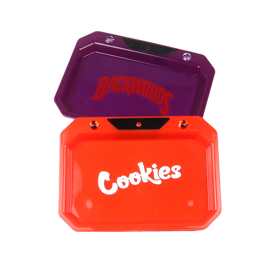 Cookies Runtz Backwoods Glow Tray Rolling Voice Controll LED Rolling Plate Featured Dry Herb Tobacco Storage Tray Holders
Cookies Runtz Backwoods Glow Tray Rolling Voice Controll LED Rolling Plate Featured Dry Herb Tobacco Storage Tray Holders