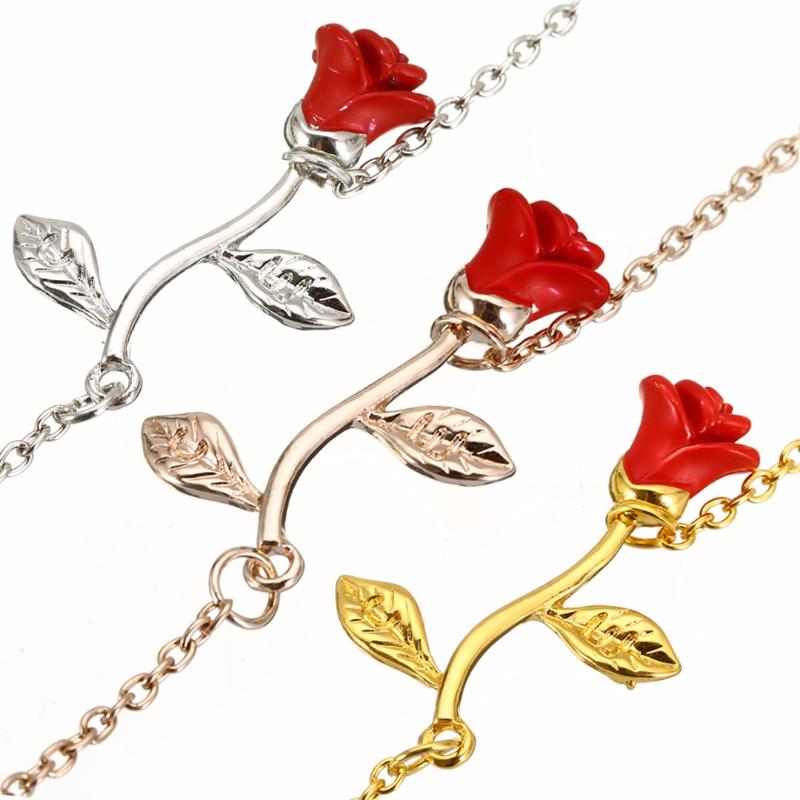 Red Rose Flower Bracelet Bangle Sexy Women Chain Wristband Bracelets For Women Fashion Jewelry Bijoux Femme
Red Rose Flower Bracelet Bangle Sexy Women Chain Wristband Bracelets For Women Fashion Jewelry Bijoux Femme