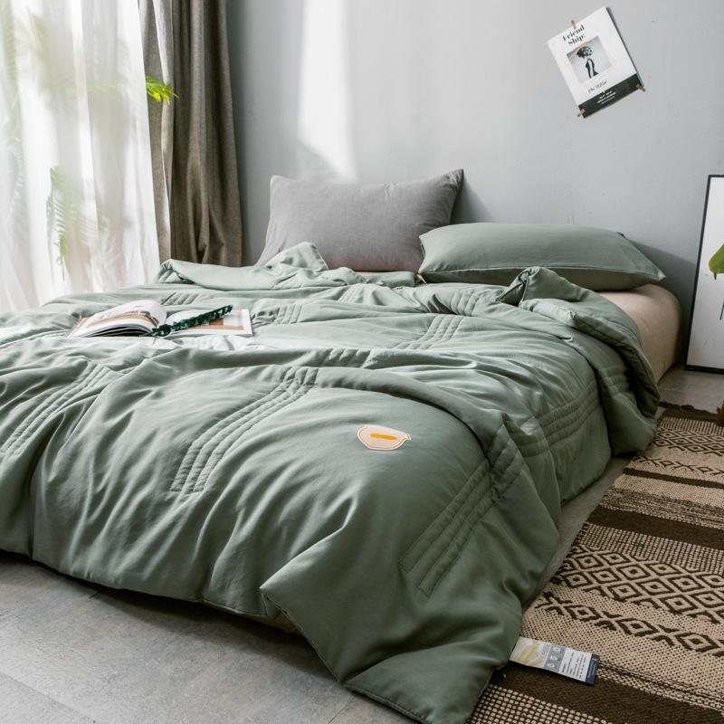 Washed Cotton Solid Colors Summer Air Condition Quilt Cool Thin Super Soft Quilts for Single Double Breathable Sleep Bedspread, Yellow
Washed Cotton Solid Colors Summer Air Condition Quilt Cool Thin Super Soft Quilts for Single Double Breathable Sleep Bedspread, Yellow