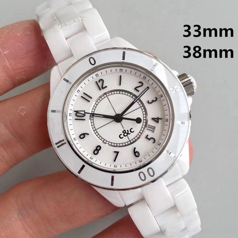 3AH0968 Couples watches Full Ceramic Quality Sapphire Crystal Wristwatches Quartz Movement Women's Watch Black Bezel Fashion Ladies 12 Big Lady, Red box
3AH0968 Couples watches Full Ceramic Quality Sapphire Crystal Wristwatches Quartz Movement Women's Watch Black Bezel Fashion Ladies 12 Big Lady, Red box