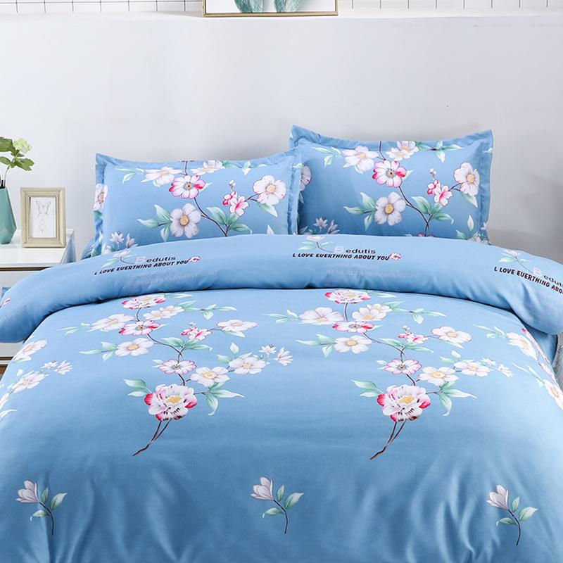 Blue Pastoral Flower Printed 4pcs Bedding Sets King Size Duvet Cover Set Single Double Queen Soft Bed Sheets with 2 Pillowcase
Blue Pastoral Flower Printed 4pcs Bedding Sets King Size Duvet Cover Set Single Double Queen Soft Bed Sheets with 2 Pillowcase