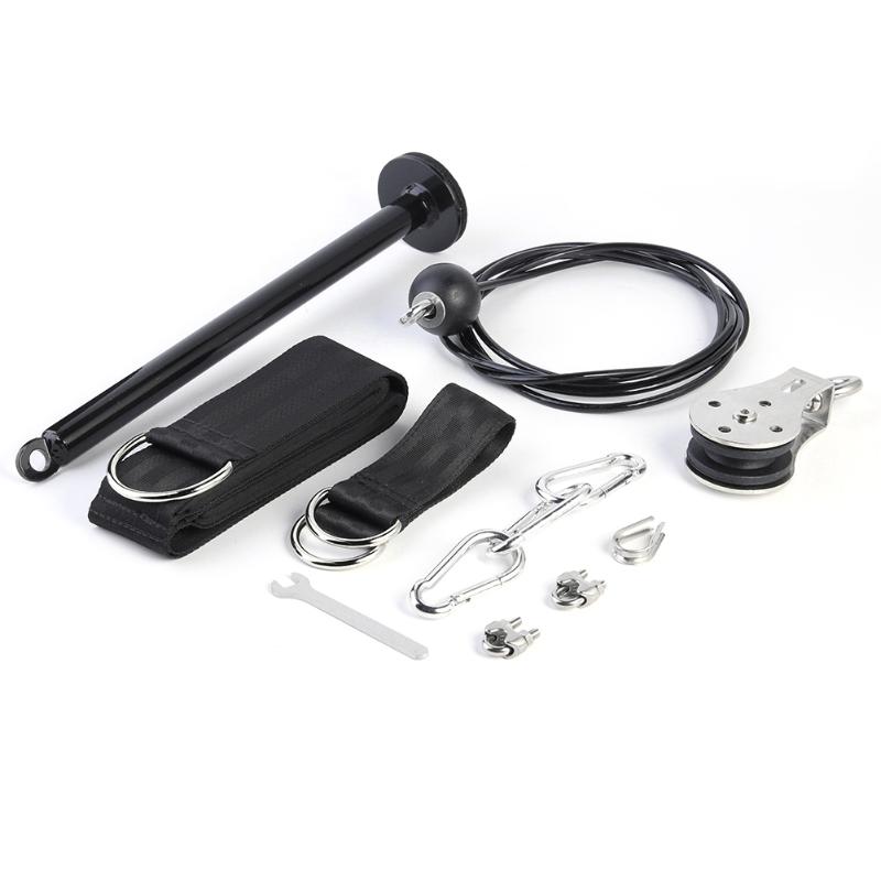 1 Set Fitness Pulley Cable Machine DIY Adjustable Length Set Arm Triceps Strength Training Home Gym Workout Sport Equipment
1 Set Fitness Pulley Cable Machine DIY Adjustable Length Set Arm Triceps Strength Training Home Gym Workout Sport Equipment