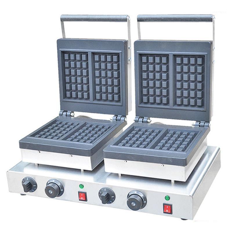 Jamielin Electric Belgium Waffle Iron Machine Commercial Double Head Square Belgian Waffle Making Machine Snake Equipment1
Jamielin Electric Belgium Waffle Iron Machine Commercial Double Head Square Belgian Waffle Making Machine Snake Equipment1