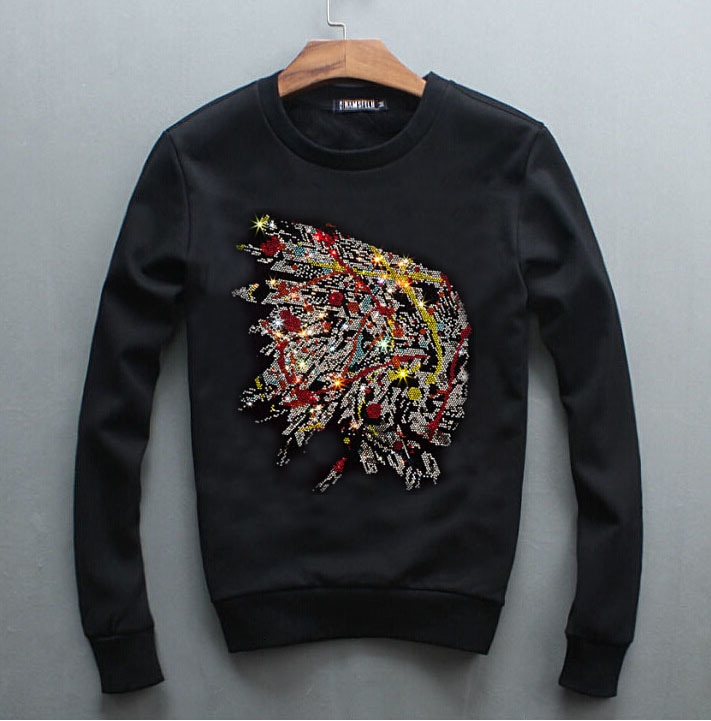 2021 New M-4xl Hoodies Men Hoody Male Long Sleeve Black Color Hooded Men's Mens Hoodie Casual Rhinestones Sweatshirt Kvt0, As shown
2021 New M-4xl Hoodies Men Hoody Male Long Sleeve Black Color Hooded Men's Mens Hoodie Casual Rhinestones Sweatshirt Kvt0, As shown