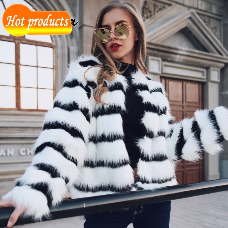 A warm winter tattooed coat the for women hot thick women' leather jacket of high quality fake fur coats GX8H, Stripes
A warm winter tattooed coat the for women hot thick women' leather jacket of high quality fake fur coats GX8H, Stripes