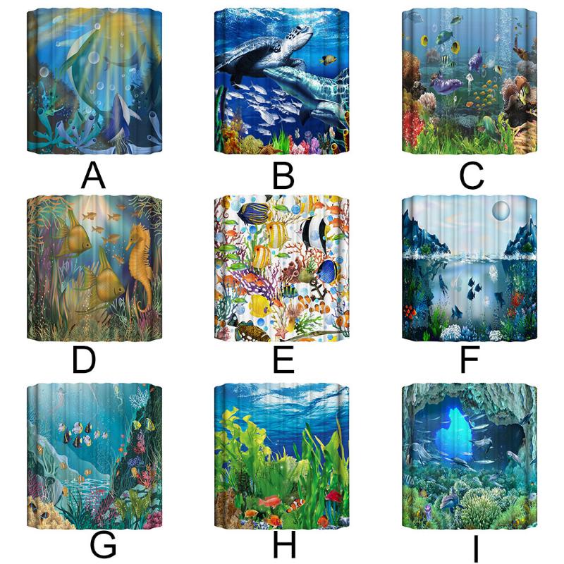 Marine Life Printing Polyester Fiber Shower Curtain Home Bathroom 12 Hooks Waterproof Shower Curtains Bathroom Essential 180x180
Marine Life Printing Polyester Fiber Shower Curtain Home Bathroom 12 Hooks Waterproof Shower Curtains Bathroom Essential 180x180