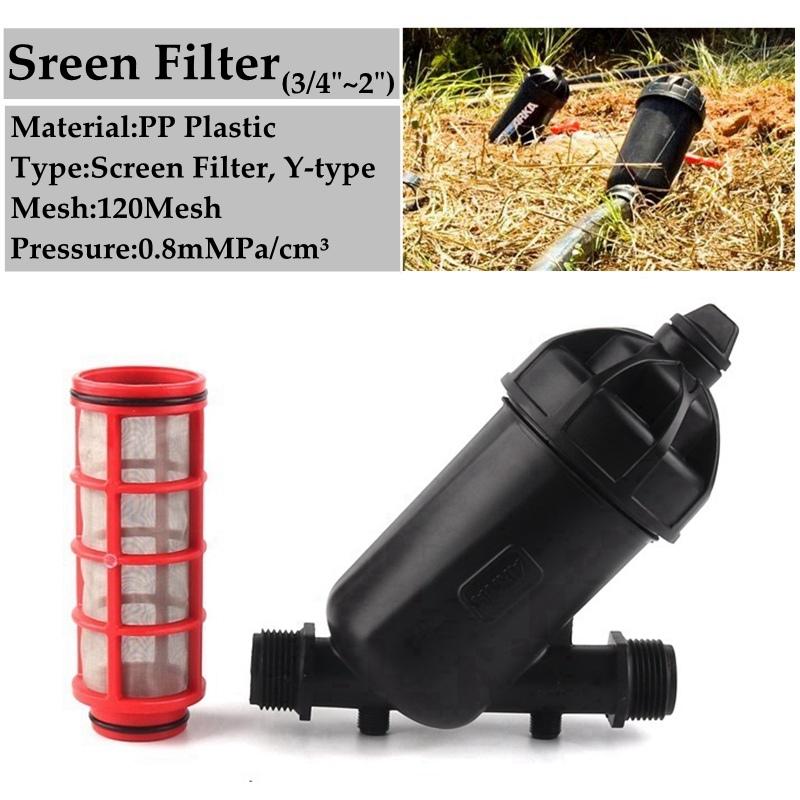 120Mesh 3/4"~2" Screen Irrigation Filter Agricultural Drip Irrigation Pipe Filters Greenhouse Micro Watering System Pipe Filter, 3l4 1inch elements
120Mesh 3/4"~2" Screen Irrigation Filter Agricultural Drip Irrigation Pipe Filters Greenhouse Micro Watering System Pipe Filter, 3l4 1inch elements