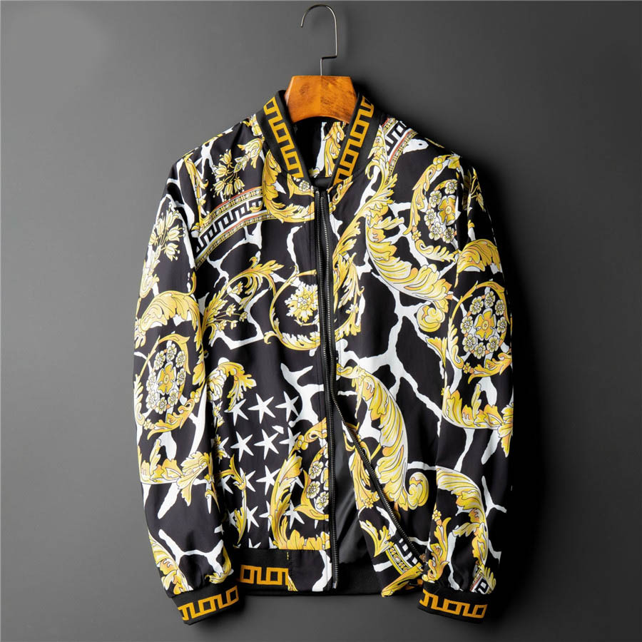 Fashion Men's Floral Jackets Embroidery Flower Stylish Bomber Jacket Men Zipper Pocket Outerwear Coat Slim Fit Veste MaleM-3XL
Fashion Men's Floral Jackets Embroidery Flower Stylish Bomber Jacket Men Zipper Pocket Outerwear Coat Slim Fit Veste MaleM-3XL