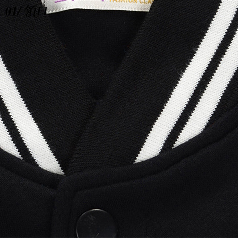 New Arrival Bomber Jacket Men Rib Sleeve Cotton Casual Baseball Uniform Collar Coat Star Autumn And Winter Spliced Short 201116