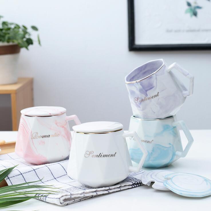 High Grade Elegant Style Marble Pattern Ceramic Cup With Lid Golden Printing Mug Creative Geometric Shaped Coffee Cup Office, White
High Grade Elegant Style Marble Pattern Ceramic Cup With Lid Golden Printing Mug Creative Geometric Shaped Coffee Cup Office, White