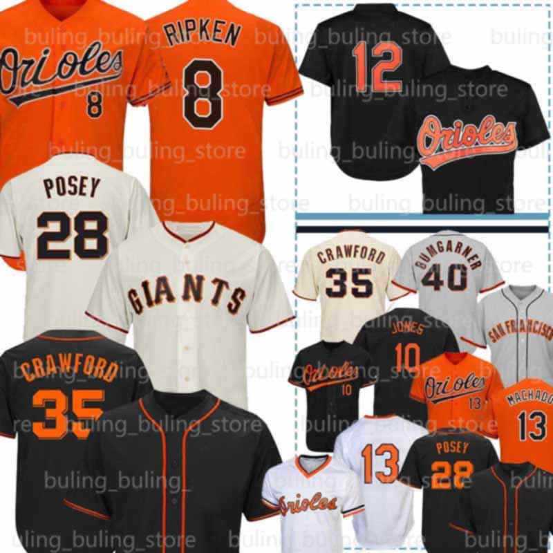 8 Cal Ripken Jr Jersey 12 Roberto Alomar 28 Buster Posey 35 Brandon Crawford 13 Manny Machado 40 Madison Bumgarner Baseball, Flex base(jinying)
8 Cal Ripken Jr Jersey 12 Roberto Alomar 28 Buster Posey 35 Brandon Crawford 13 Manny Machado 40 Madison Bumgarner Baseball, Flex base(jinying)