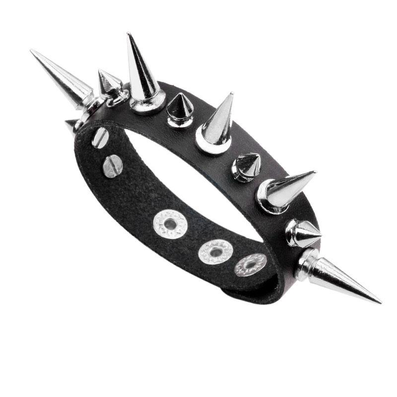 Kirykle Punk Rock Street Snap Fashion Punk Metal Rivet Genuine leather Bracelet Wide Leather Spike Bracelet
Kirykle Punk Rock Street Snap Fashion Punk Metal Rivet Genuine leather Bracelet Wide Leather Spike Bracelet