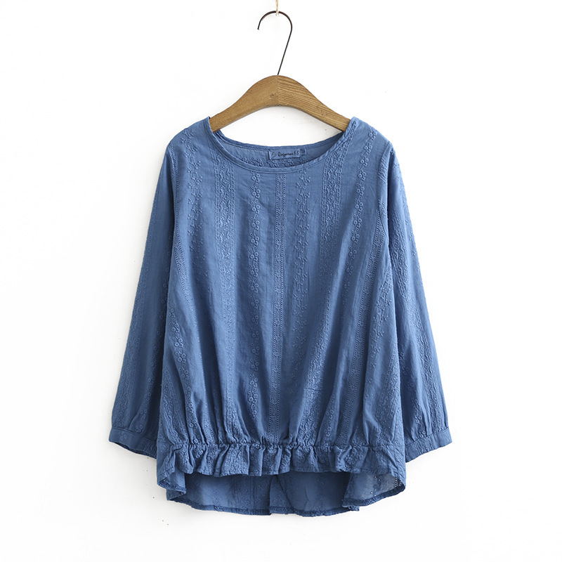 Plus Size Pink Female Blouse Complete Floral Cotton Embroidered Vintage Tops 0euq, Blue
Plus Size Pink Female Blouse Complete Floral Cotton Embroidered Vintage Tops 0euq, Blue