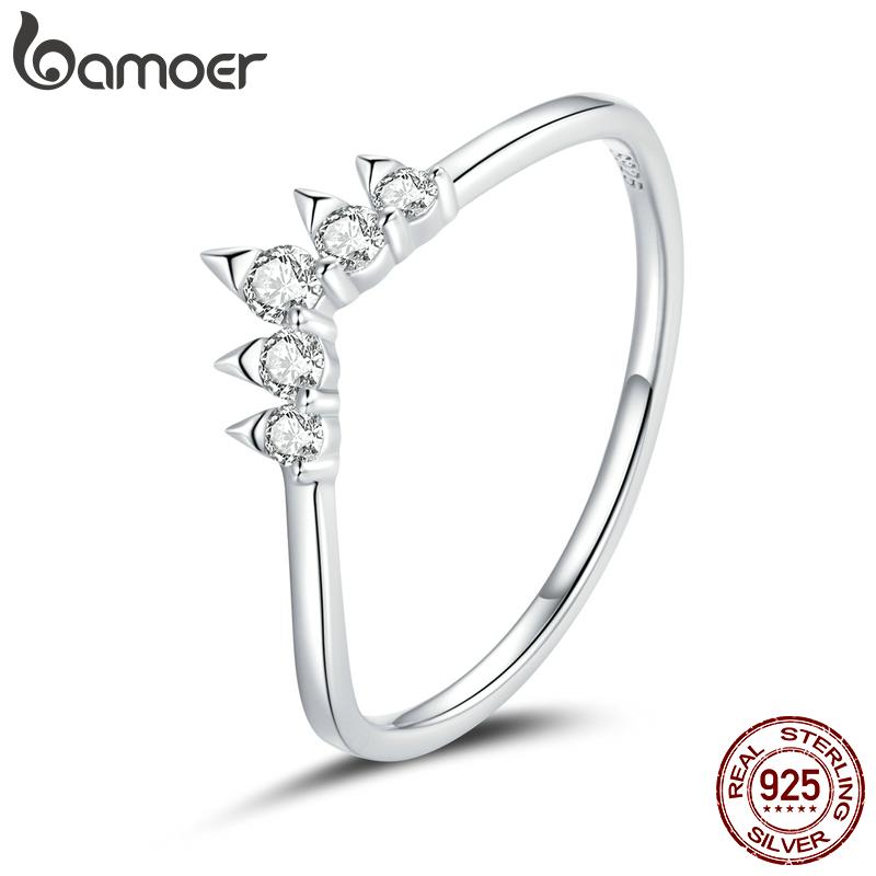 bamoer 925 Sterling Silver Crown Ring Finger Rings for Women Vintage Retro Stackable Rings Band Silver Fine Jewelry SCR686
bamoer 925 Sterling Silver Crown Ring Finger Rings for Women Vintage Retro Stackable Rings Band Silver Fine Jewelry SCR686