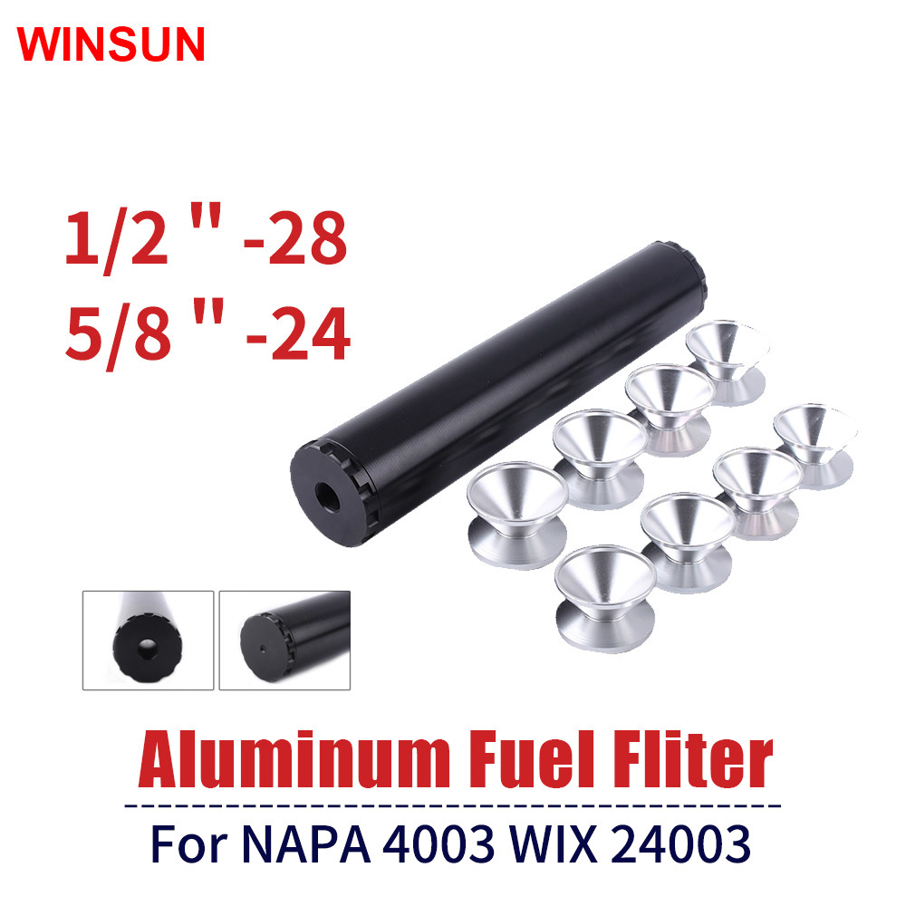 Winsun Fuel Filters 6 10 Inch 1/2-28 5/8-24 Cap Fuel Trap Solvent Filter for NAPA 4003 WIX 24003 Automobiles Filters Cups OFI019
Winsun Fuel Filters 6 10 Inch 1/2-28 5/8-24 Cap Fuel Trap Solvent Filter for NAPA 4003 WIX 24003 Automobiles Filters Cups OFI019
