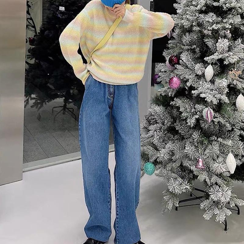 Women Solid Color Jeans High Waist Embroidery Letter Simple 2021 Spring Summer New Zipper Long Pants, As pic
Women Solid Color Jeans High Waist Embroidery Letter Simple 2021 Spring Summer New Zipper Long Pants, As pic