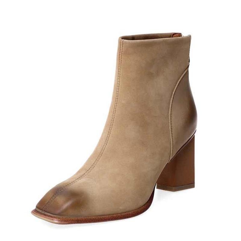 new winter ankle boots women's high heel shoes cow leather vintage square toe keep warm Zipper ankle boots mujer, Brown
new winter ankle boots women's high heel shoes cow leather vintage square toe keep warm Zipper ankle boots mujer, Brown
